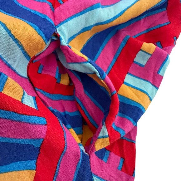 Proud Poppy Pippa Cut Out Multicolor Geometric Midi Dress Plus Size 22 - Picture 7 of 13